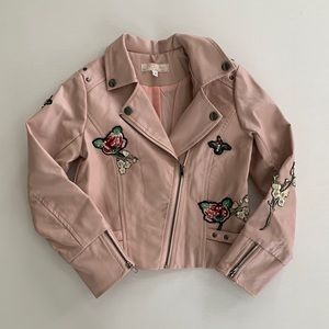 Girls faux leather jacket [size 6]